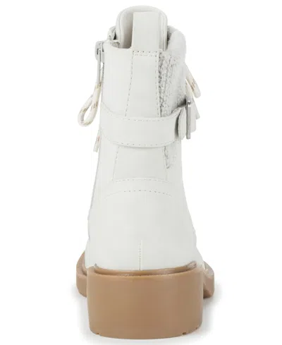 Baretraps Women's Tinsley Lace Up Bootie In White