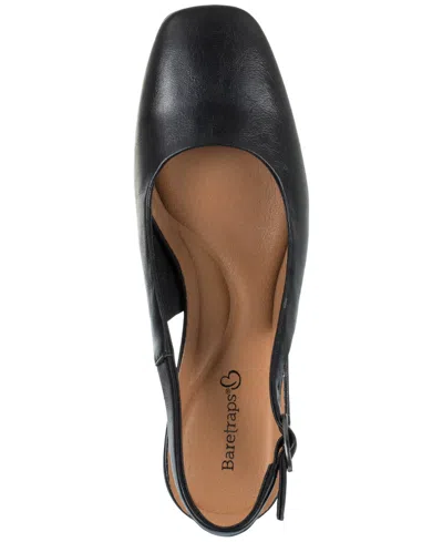 Baretraps Ester Womens Square Closed Toe Mules In Black