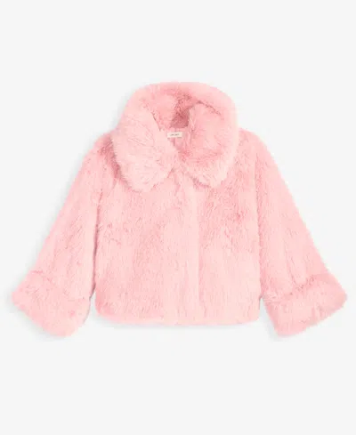 On 34th Women's Collared Faux-fur Jacket, Macy's Exclusive In Pink
