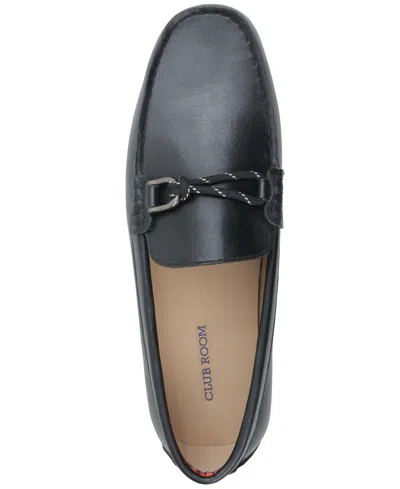 Club Room Men's Nelsonn Driver Slip-on Loafers, Macy's Exclusive In Black
