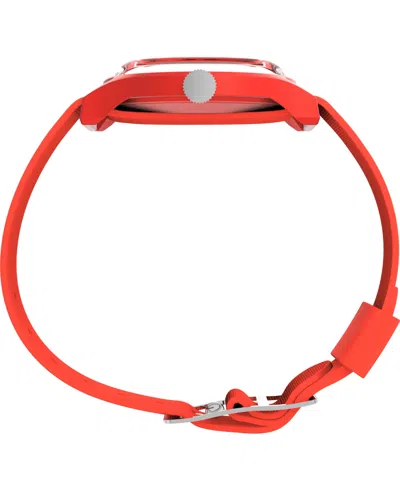 Timex ® Mk1 Orange Resin Webbing Strap Watch, 36mm In Orange