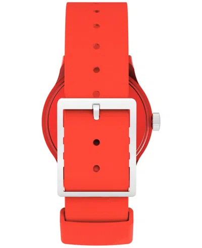 Timex ® Mk1 Orange Resin Webbing Strap Watch, 36mm In Orange