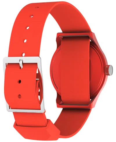 Timex ® Mk1 Orange Resin Webbing Strap Watch, 36mm In Orange