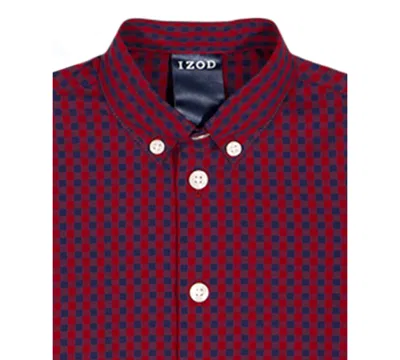 Izod Baby Boys 3-piece Fairisle Truck Sweater Vest, Shirt And Pants Set In Gray