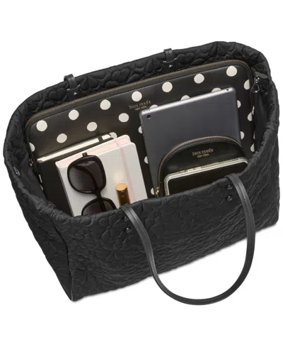 Kate Spade Tilly Large Quilted Tote Bag In Black