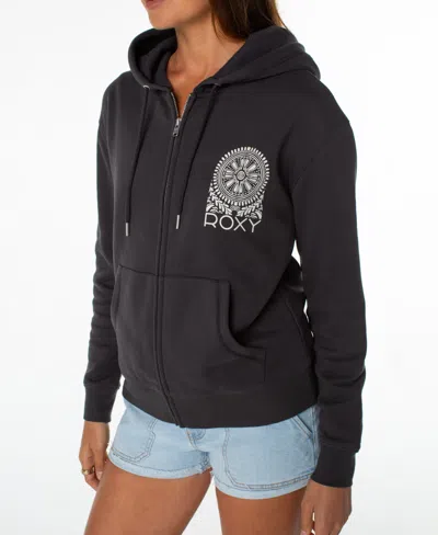 Roxy Women's Sweet Rhythm Fleece Sweatshirt In Black