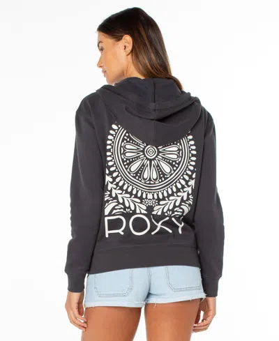Roxy Women's Sweet Rhythm Fleece Sweatshirt In Black