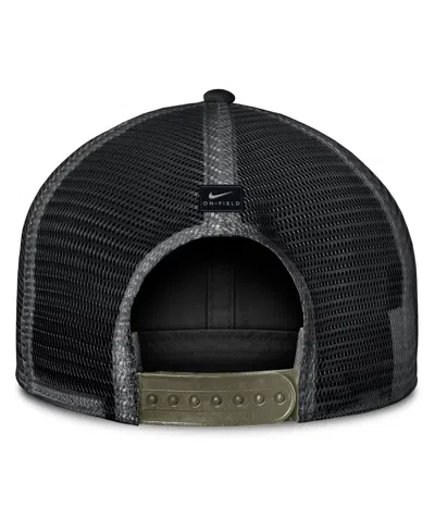 Nike Men's Camo Ohio State Buckeyes 2025 Military Appreciation Rise Adjustable Trucker Hat In Multi