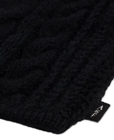 Abercrombie Girls Cable Knit Cardigan Sweater In Black