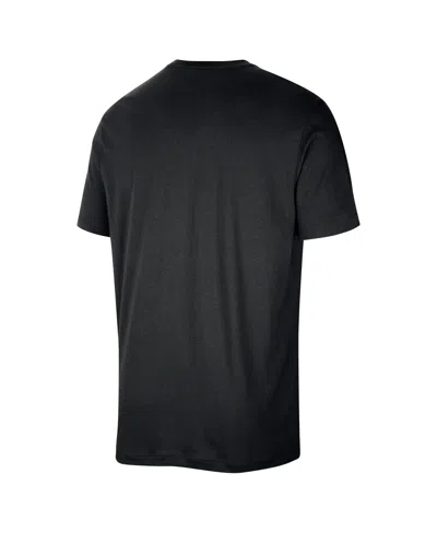 Nike Men's Black Portland Trail Blazers Authentic Practice T-shirt In Black
