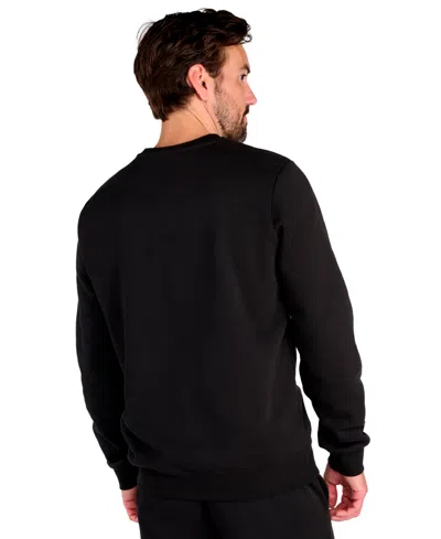 Puma Mens Crew Neck Long Sleeve Sweatshirt In Black