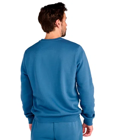 Puma Mens Crew Neck Long Sleeve Sweatshirt In Blue