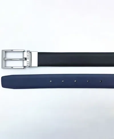 Ted Baker Men's Reversible Dress Belt In Blue