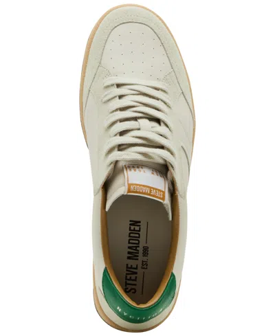 Steve Madden Men's Piraeus Lace-up Sneakers In White