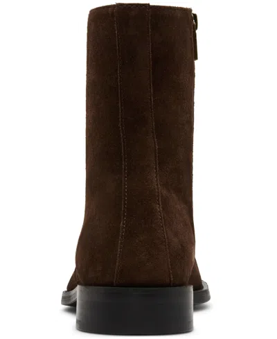 Steve Madden Men's Kemp Round Toe Boots In Brown