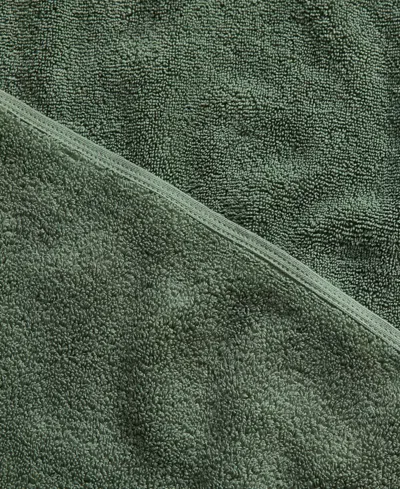 Calvin Klein Iconic Cotton Jacquard Bath Towel, 56" X 30" In Green