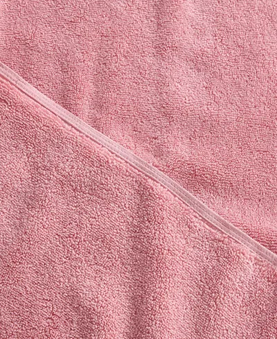 Calvin Klein Iconic Cotton Jacquard Bath Towel, 56" X 30" In Pink