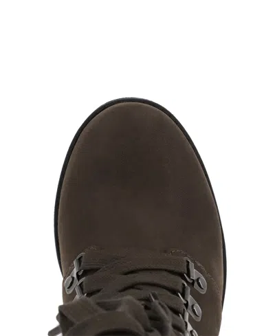 Mia Women's Annamaria Block Heel Lug Sole Biker Boots In Multi