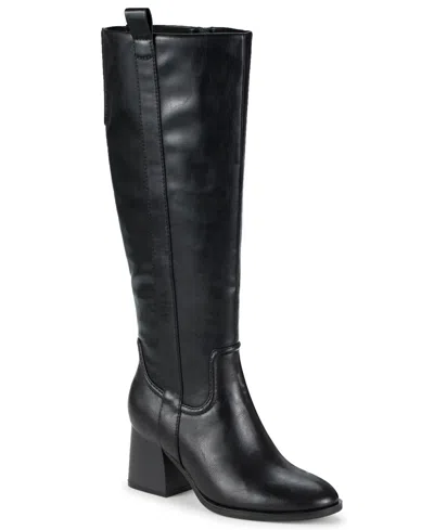 Baretraps Womens Daicy Tall Boots Regular Wide Calf In Black