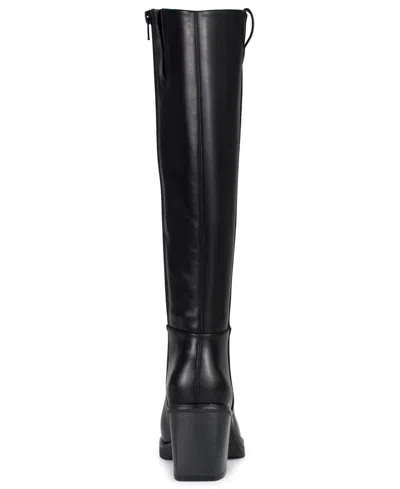 Baretraps Womens Gretchin Tall Boots Regular Wide Calf In Black