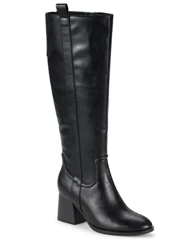 Baretraps Womens Daicy Tall Boots Regular Wide Calf In Black