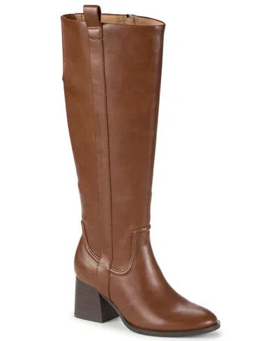 Baretraps Women's Daicy Wide Calf Tall Boot In Brown