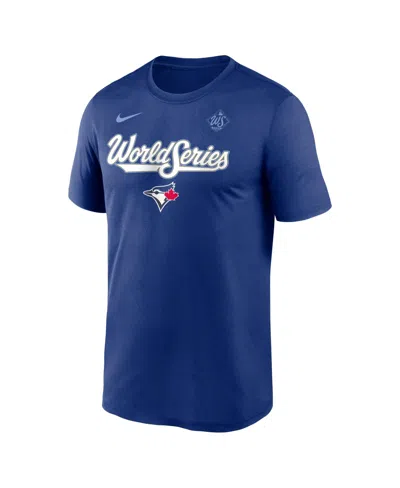 Nike Men's Royal Toronto Blue Jays 2025 World Series Authentic Collection Legend T-shirt In Blue