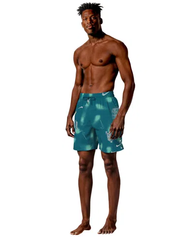 Nike Men's Volley Swim Shorts In Green