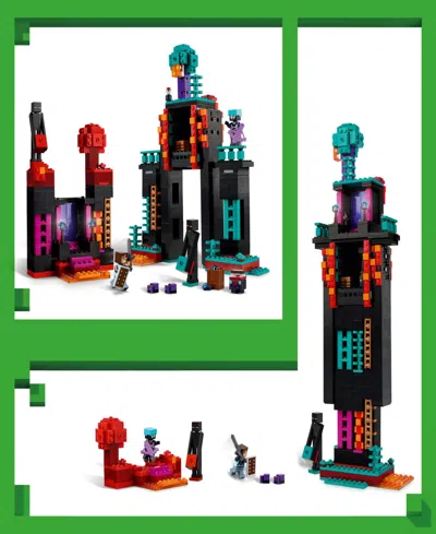 Lego Minecraft The Enderman Tower 21279 Toy Building Set, 867 Pieces In Black