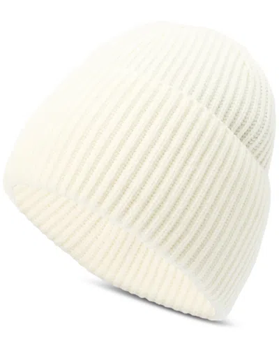 Kate Spade Spade Cuff Beanie In White