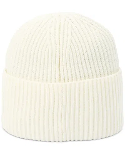 Kate Spade Spade Cuff Beanie In White