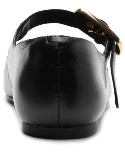 Arezzo Women's Elena Square Toe Ballet Shoes In Black