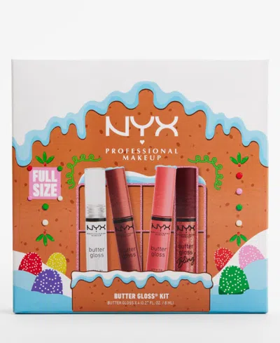 Nyx Professional Makeup 4-pc. Holiday Butter Gloss Gift Set In Multi