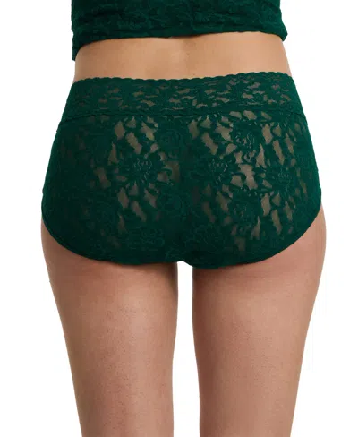 Hanky Panky Women's Signature Lace French Brief Panty In Green