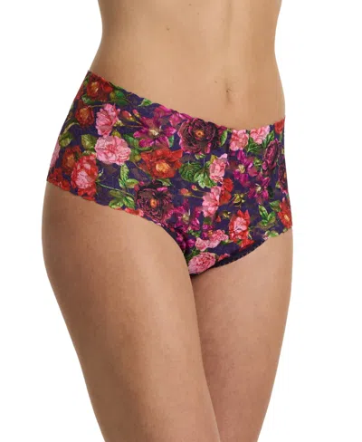 Hanky Panky Floral Retro Lace Vikini In Multi