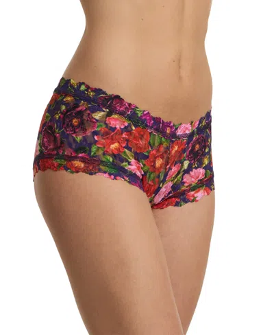 Hanky Panky Printed Signature Lace® Boyshort Floral In Multi