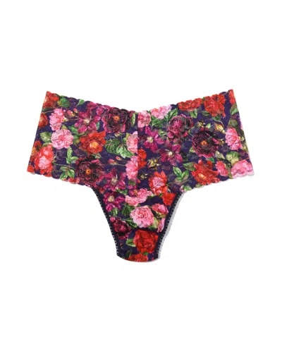Hanky Panky Floral Retro Lace Vikini In Multi