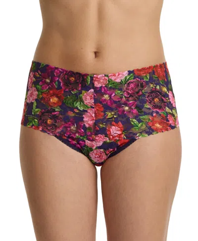 Hanky Panky Floral Retro Lace Vikini In Multi