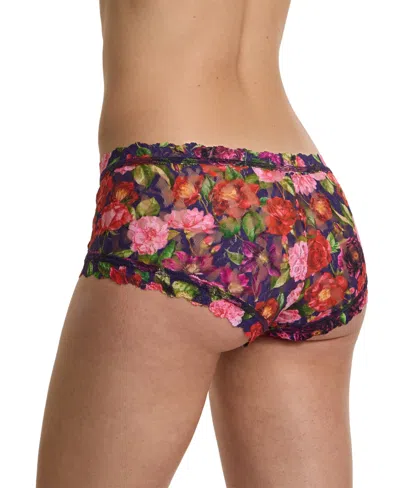 Hanky Panky Printed Signature Lace® Boyshort Floral In Multi