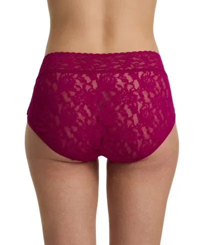 Hanky Panky Women's Signature Lace French Brief Panty In Burgundy