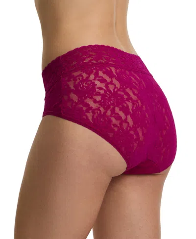Hanky Panky Women's Signature Lace French Brief Panty In Burgundy
