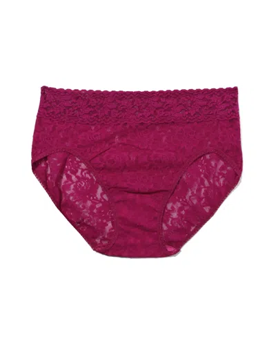 Hanky Panky Women's Signature Lace French Brief Panty In Burgundy
