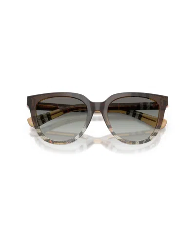 Burberry Woman Sunglasses Be4469f In Brown
