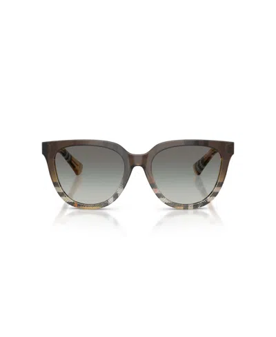 Burberry Woman Sunglasses Be4469f In Brown