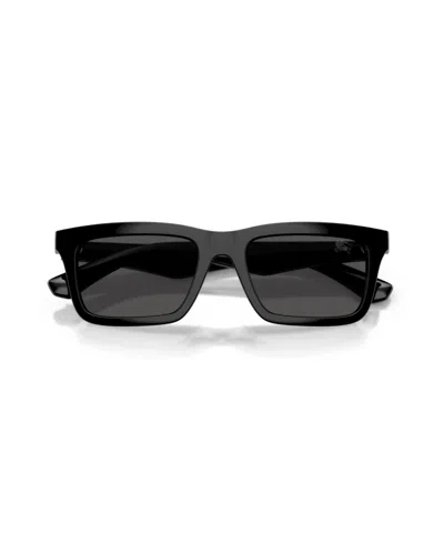 Burberry Injected Be4475u Rectangular Sunglasses In Black