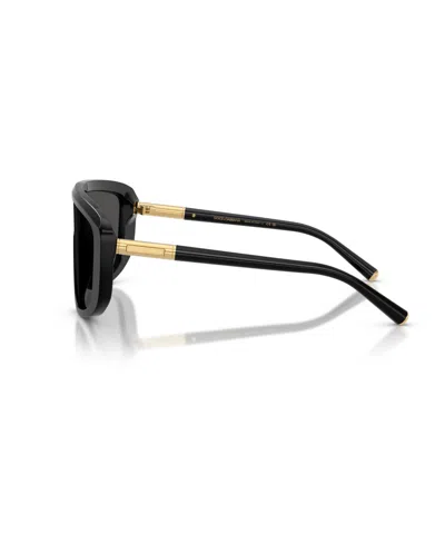 Dolce & Gabbana Marlene Geometric-frame Sunglasses In Black