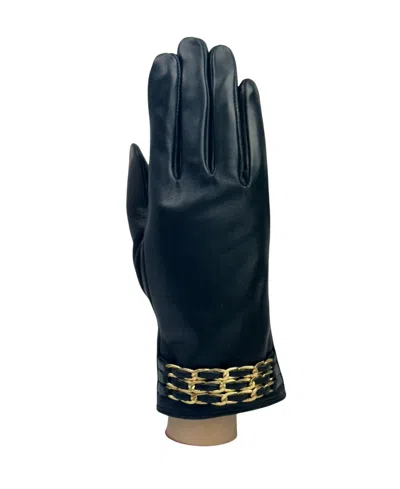 Marcus Adler Genuine Leather Glove In Black