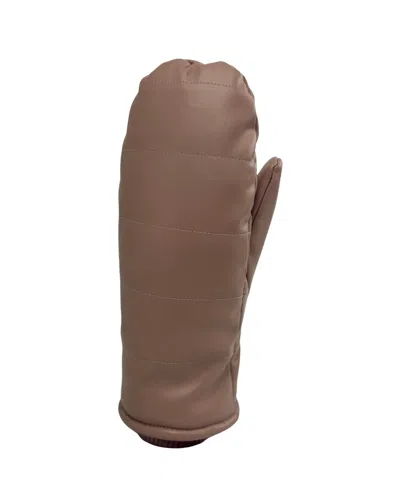 Marcus Adler Leather Mitten In Brown