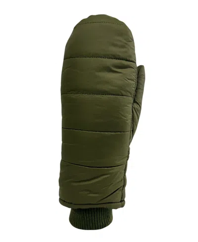 Marcus Adler Nylon Puffer Mitten In Brown