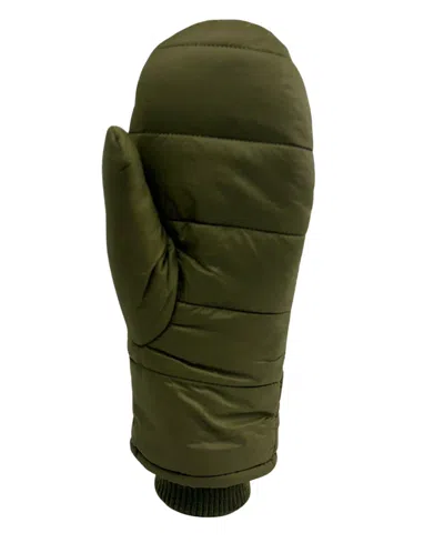 Marcus Adler Nylon Puffer Mitten In Brown